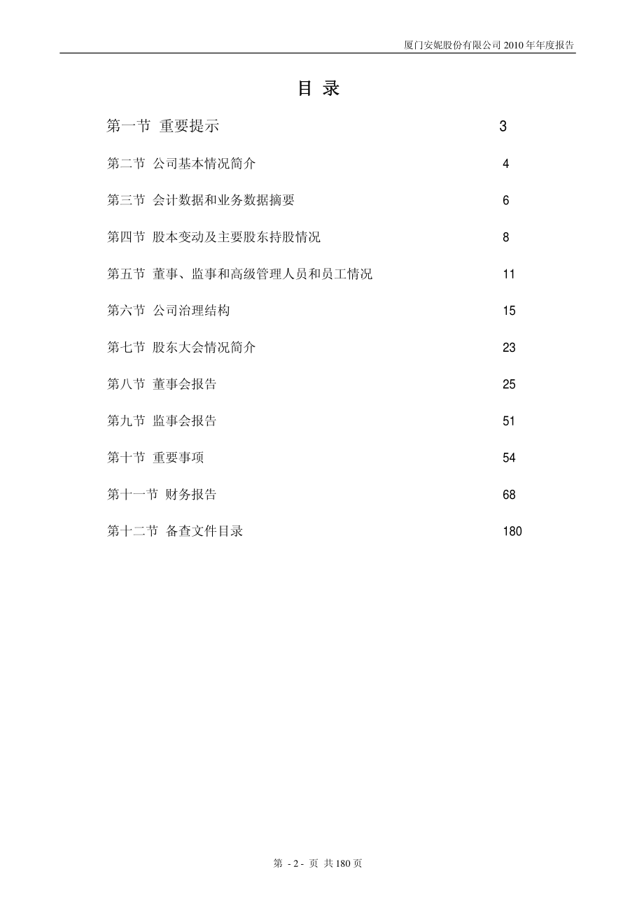 002235_2010_安妮股份_2010年年度报告_2011-04-26.pdf_第2页