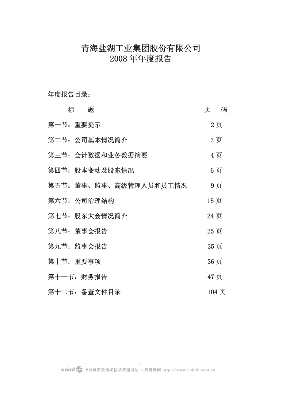 000578_2008_ST盐湖_2008年年度报告（修订稿）_2009-04-02.pdf_第2页