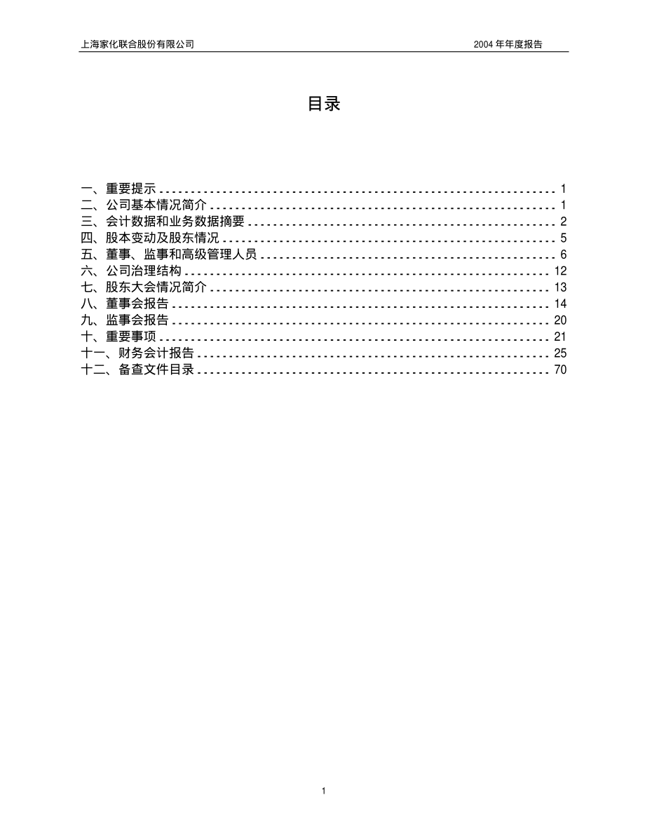 600315_2004_上海家化_上海家化2004年年度报告_2005-03-21.pdf_第2页