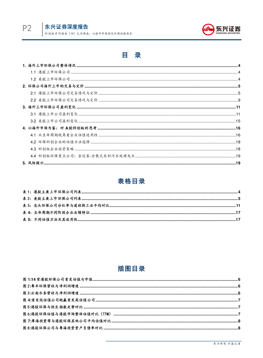 环保行业深度报告：科创板系列报告（四）之环保篇以海外市场探究环保估值体系-20190331-东兴证券-21页.pdf_第3页