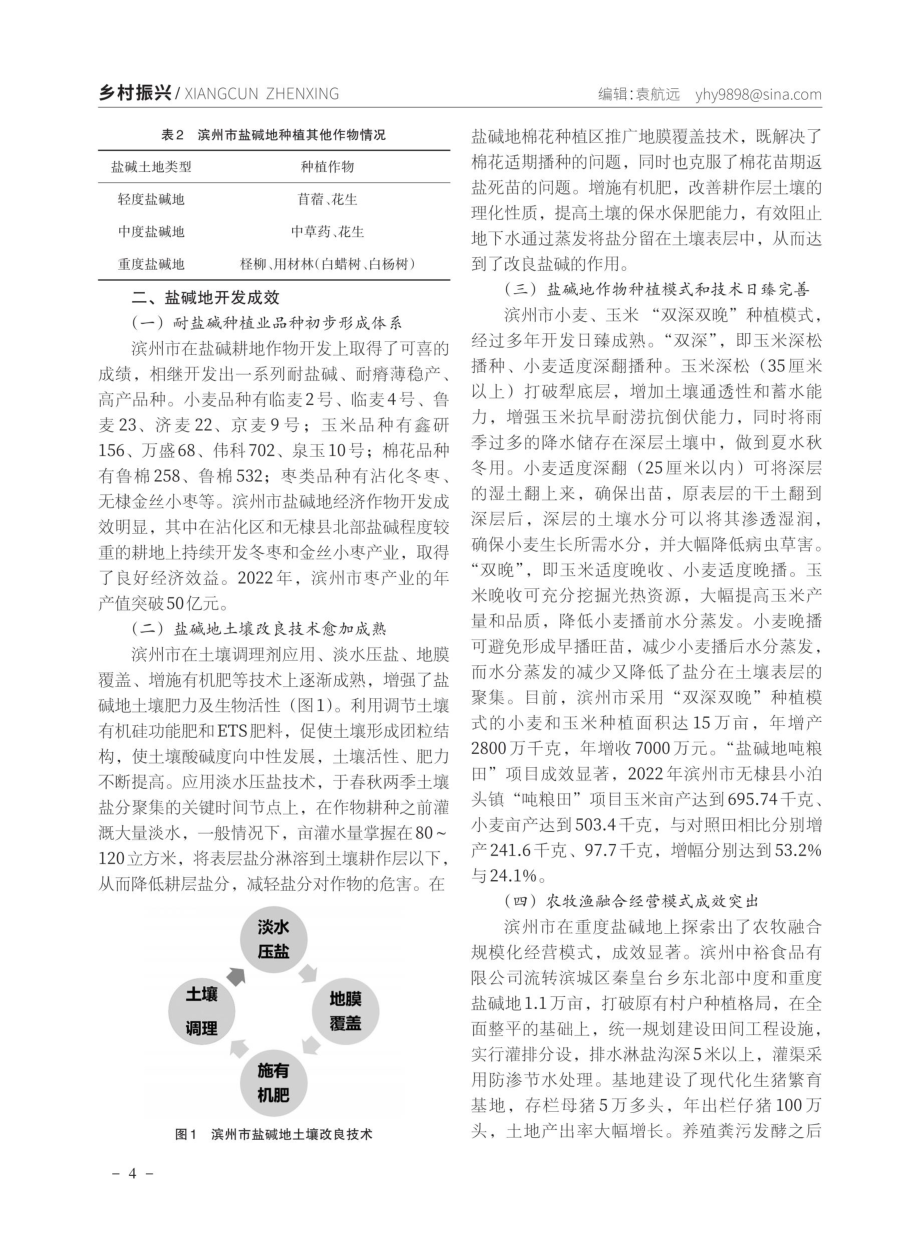 黄河三角洲盐碱地综合开发现状分析及路径研究——以山东省滨州市为例.pdf_第2页