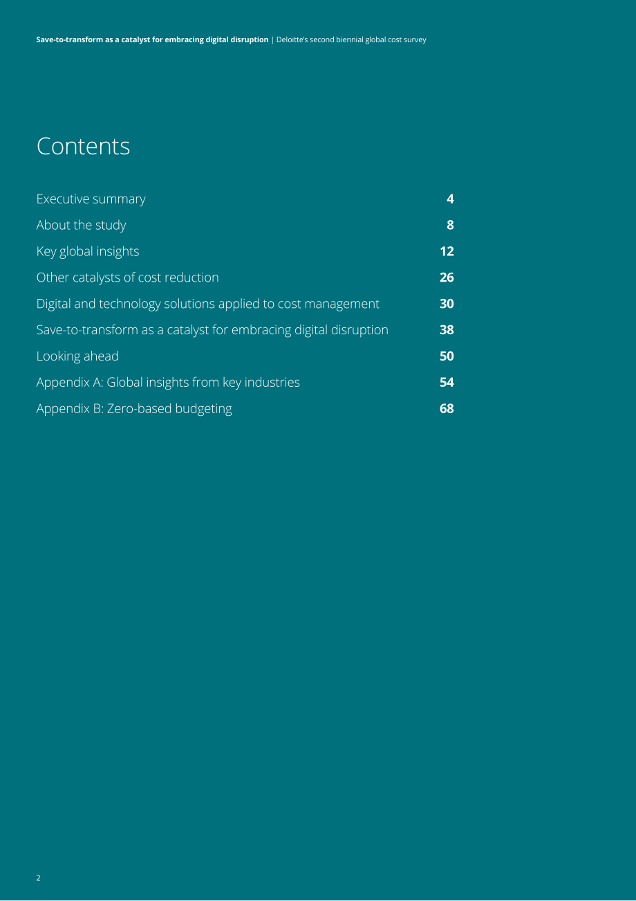德勤-德勤成本调查报告：全球数字化变革加速发展企业纷纷推动成本节约以促进转型-2019.5-72页.pdf_第3页
