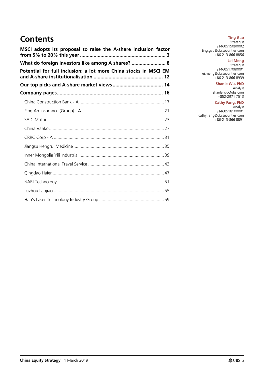 汇丰银行-中国股票策略：MSCI的决定让外国投资者在A股中拥有更大的影响力-2019.3.1-68页.pdf_第3页
