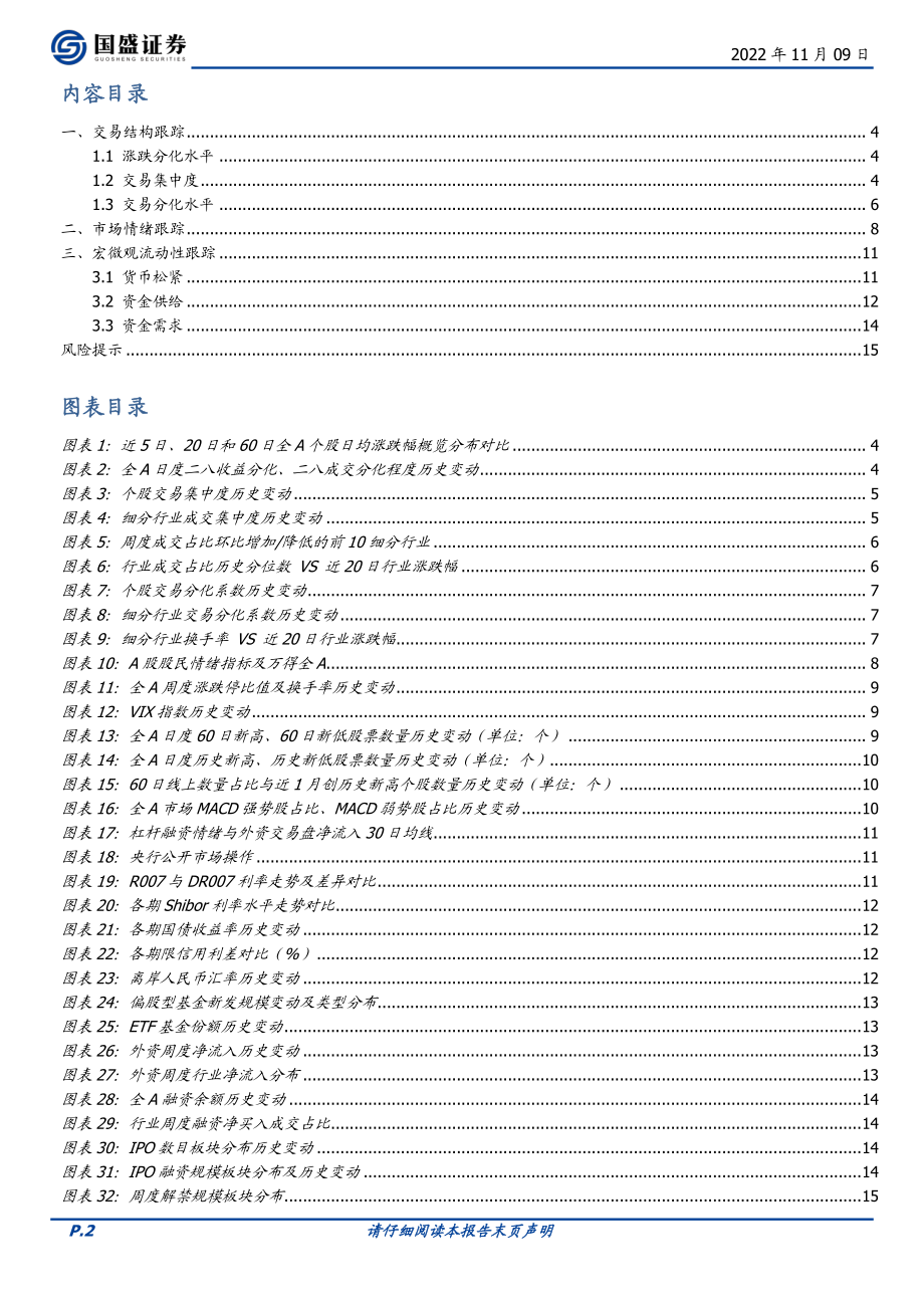 20221109-国盛证券-交易情绪跟踪第166期：信创热度升至历史高位.pdf_第2页