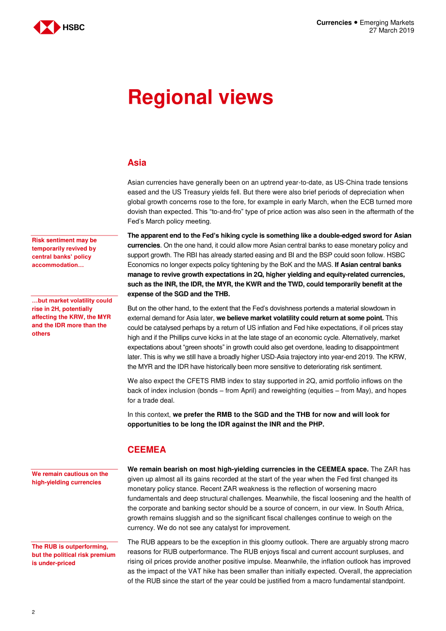 汇丰银行-新兴市场-外汇策略-新兴市场外汇地图-2019.3-84页.pdf_第3页