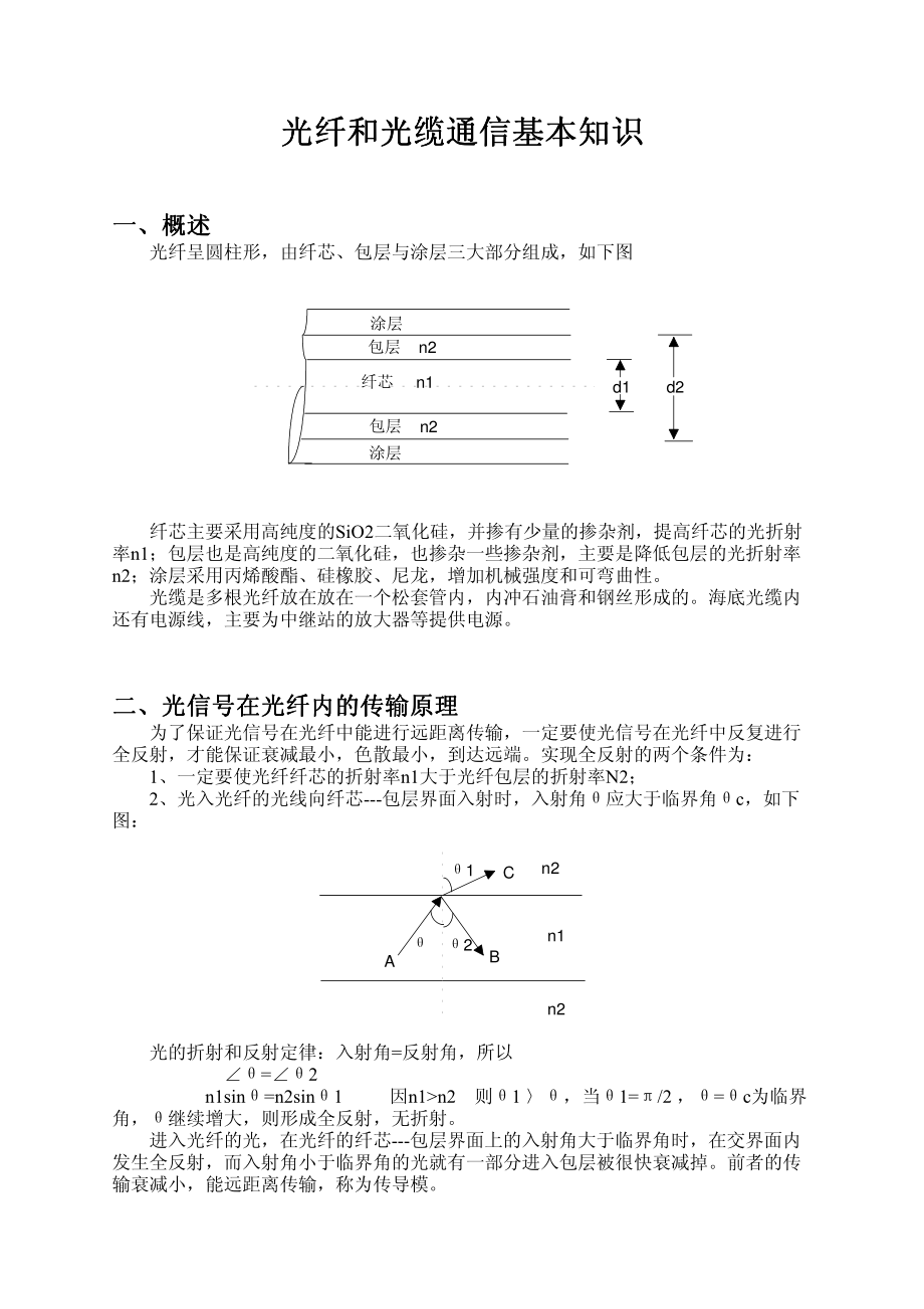 基础：光纤和光缆通讯基础知识.pdf_第1页