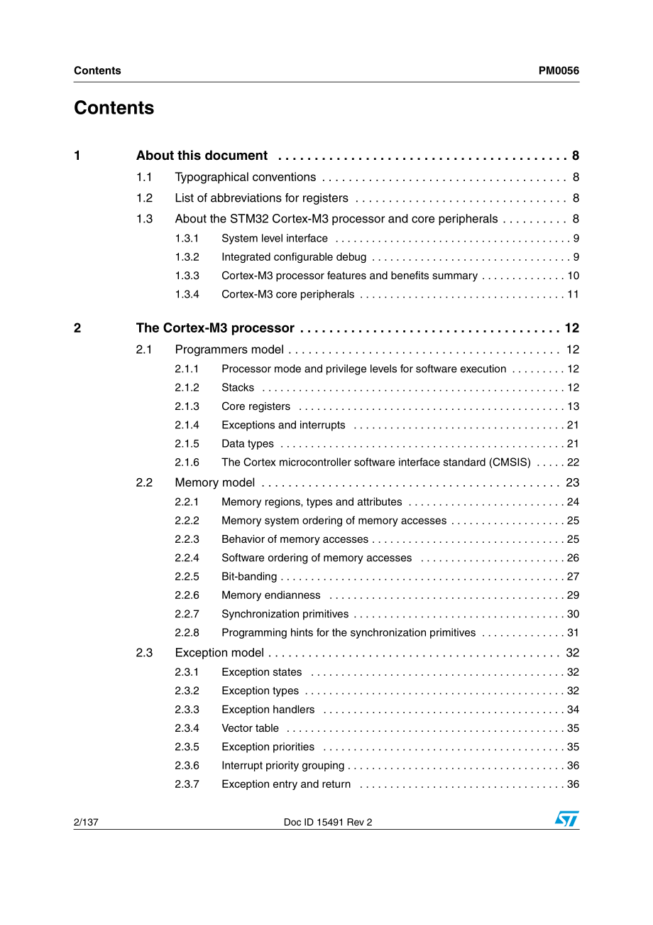 STM32F10xxx的Cortex-M3编程手册英文文档.pdf_第2页