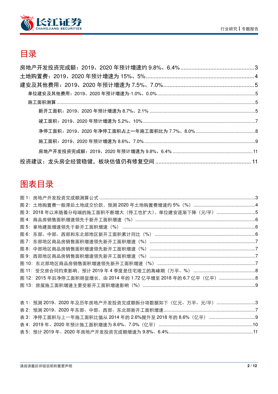 房地产行业：如何拆解2020_年地产投资？-20191206-长江证券-12页.pdf_第3页