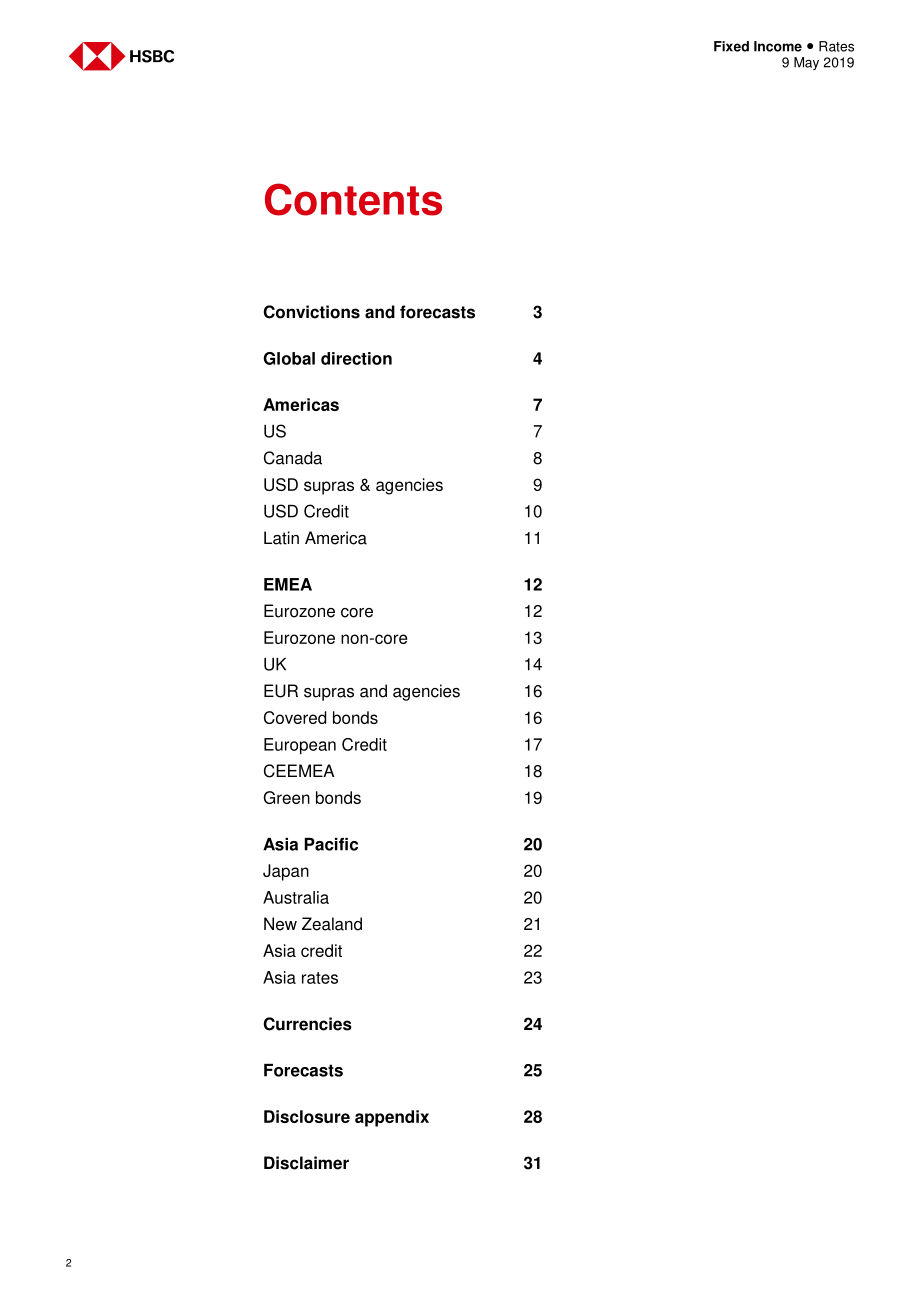 汇丰银行-全球-投资策略-全球固定收益资产组合策略-2019.5.9-32页.pdf_第3页