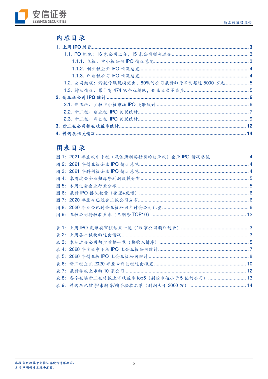 IPO观察：2020至今已过会原新三板公司达193家2021年第五周15家企业过会-20210208-安信证券-17页 (2).pdf_第2页