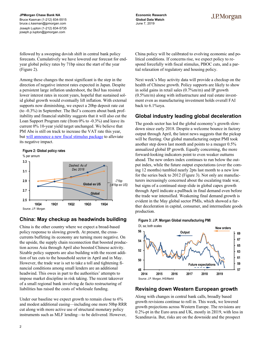 J.P. 摩根-全球-宏观策略-全球宏观数据观察-2019.6.7-96页 (2).pdf_第3页