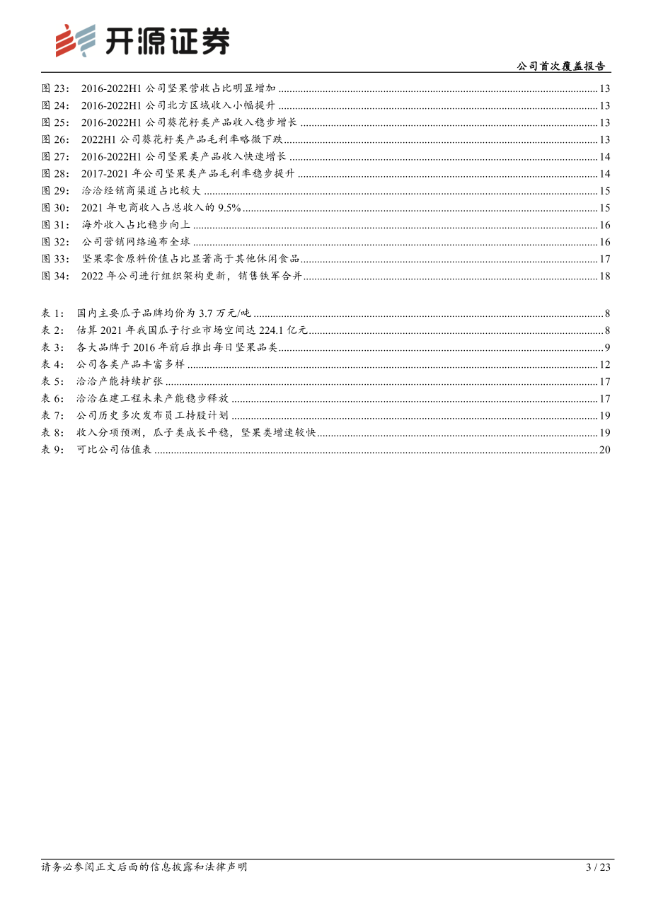 20221012-开源证券-洽洽食品-002557-公司首次覆盖报告：聚焦瓜子坚果主业渠道扩张稳步成长.pdf_第3页