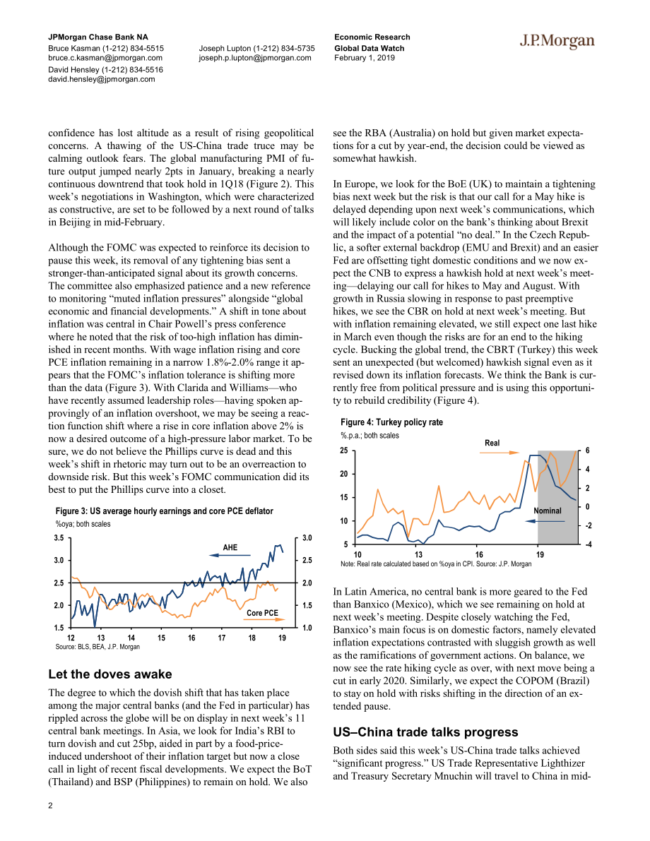 J.P. 摩根-全球-宏观策略-全球宏观数据观察-2019.2.1-92页.pdf_第3页