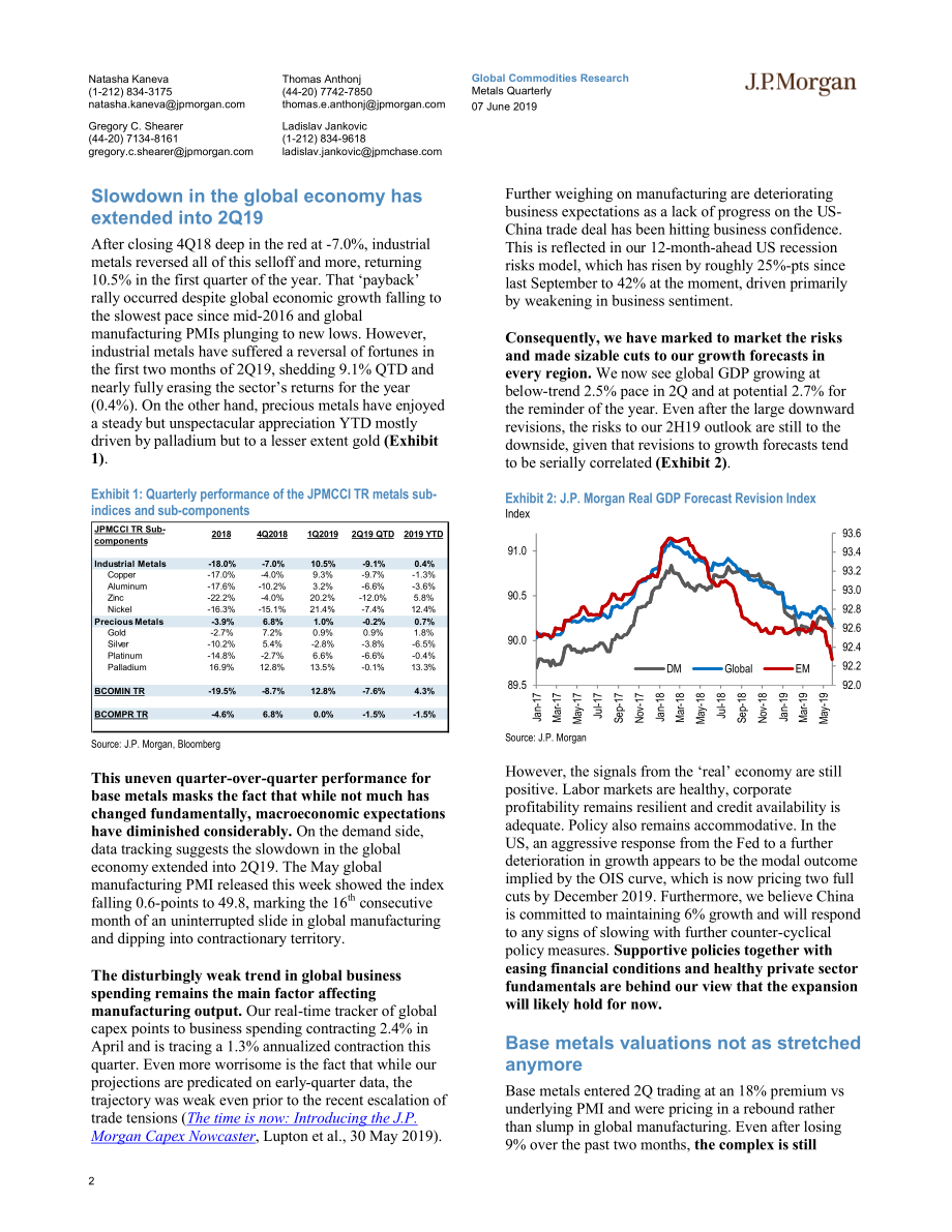 J.P. 摩根-全球-贵金属行业-金属季报：尽管金价上涨但仍提供了一种廉价的后周期对冲-2019.6.7-49页 (2).pdf_第3页