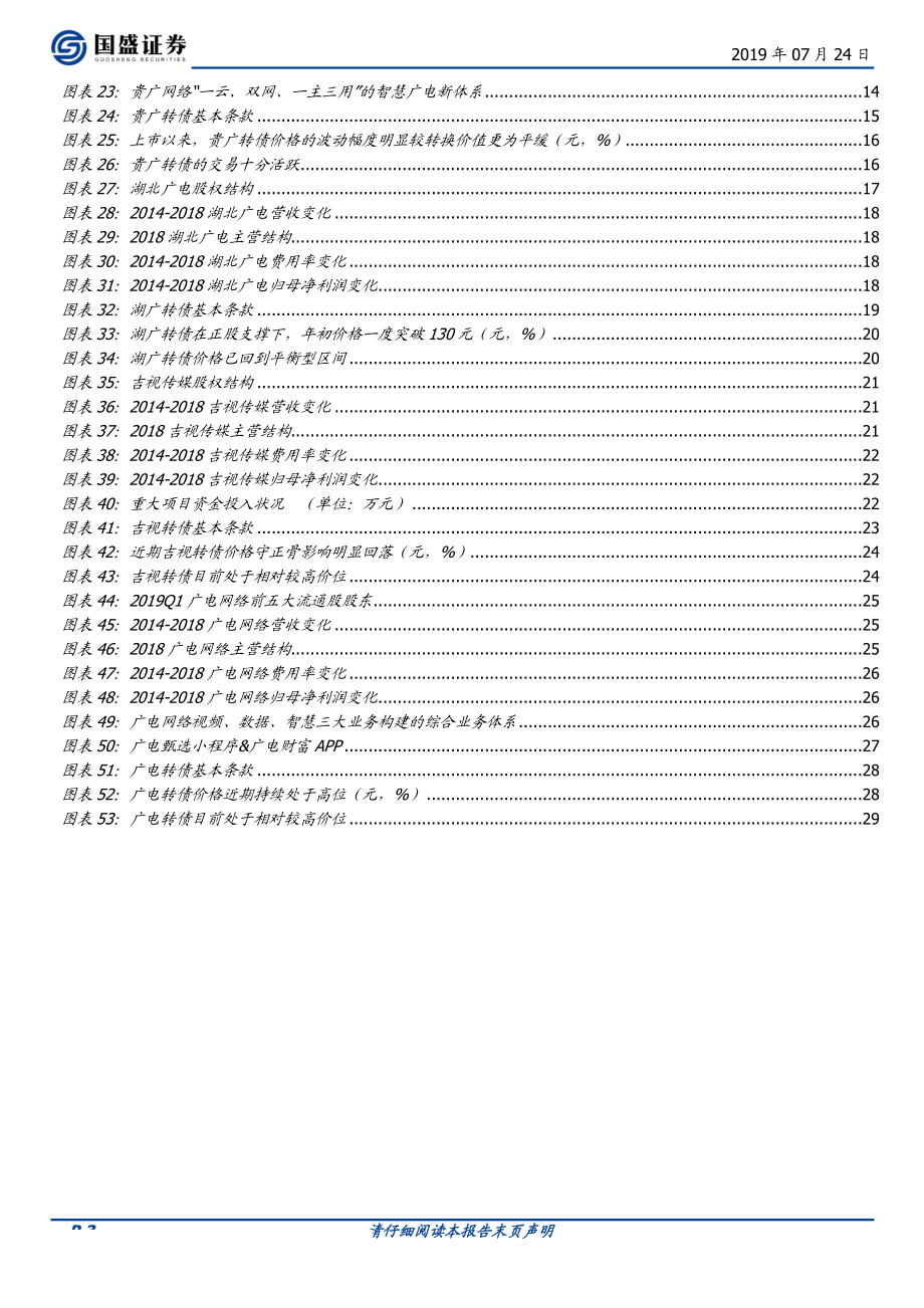 广电行业转债深度梳理：5G落地+国网整合带来新机遇-20190724-国盛证券-30页.pdf_第3页