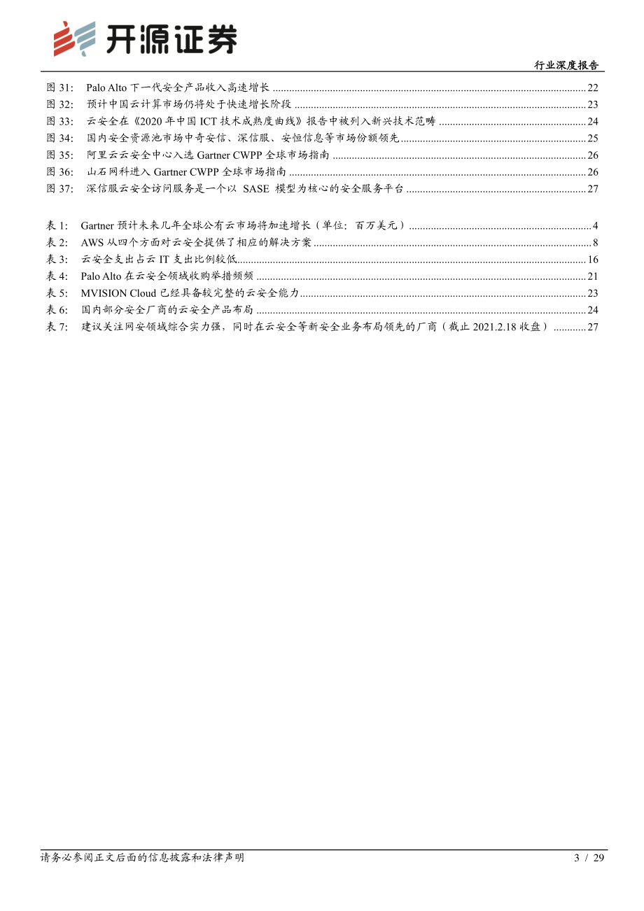 计算机行业深度报告：云安全专题报告网络安全的未来在云端-20210218-开源证券-29页 (2).pdf_第3页