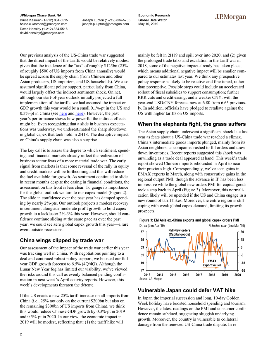 J.P. 摩根-全球-宏观策略-全球宏观数据观察-2019.5.10-80页.pdf_第3页