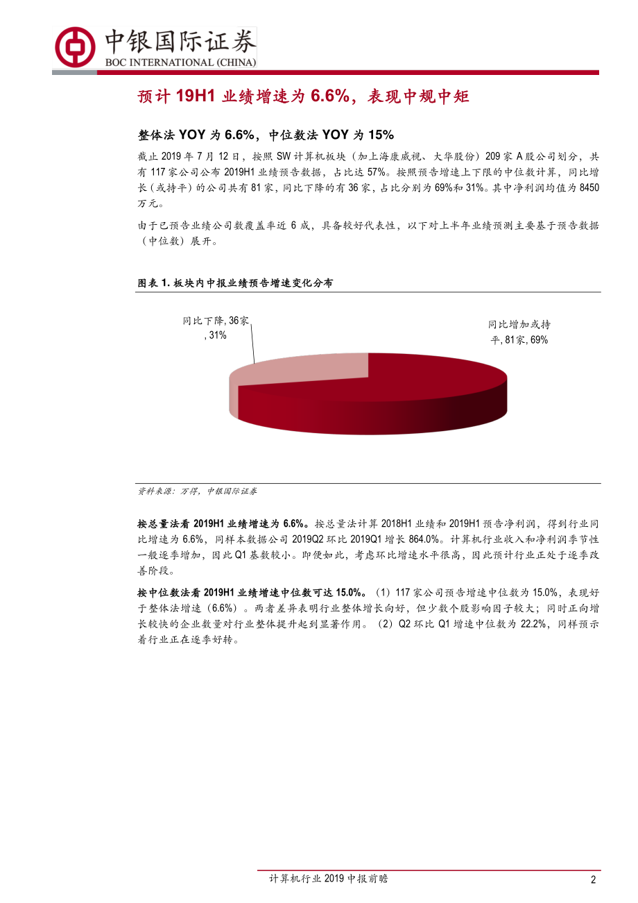 计算机行业2019中报前瞻：业绩增速让投资机会明朗化-20190715-中银国际-12页.pdf_第3页