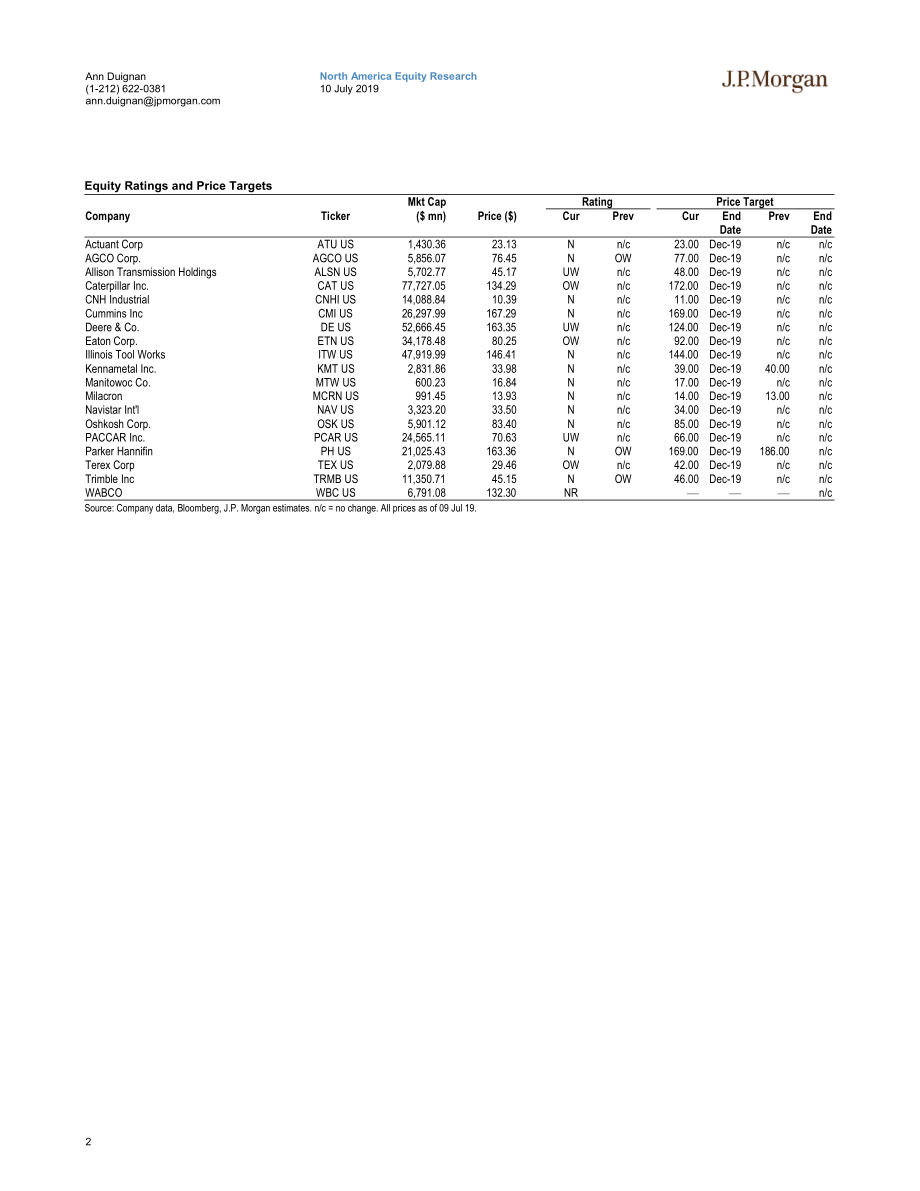 J.P. 摩根-美股-机械行业-美国机械行业2019年Q2业绩预览-2019.7.10-61页 (2).pdf_第3页