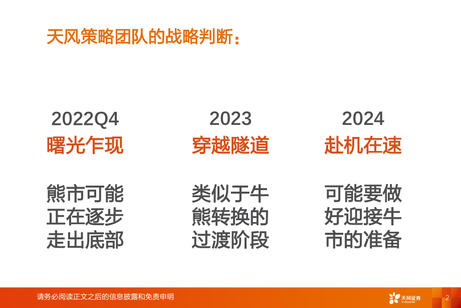 20221215-天风证券-天风策略2023年A股市场投资策略：穿越隧道.pdf_第2页