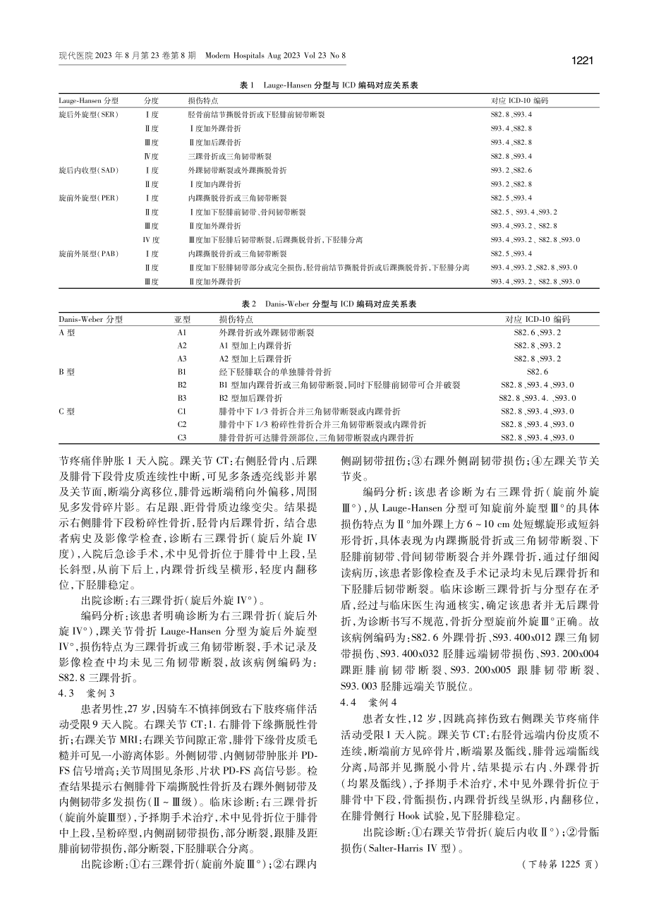 踝关节骨折常见分型与ICD编码分析.pdf_第3页