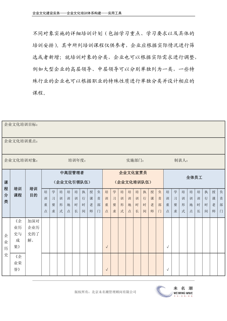 11-【保障体系构建】-企业文化培训计划表.docx_第3页