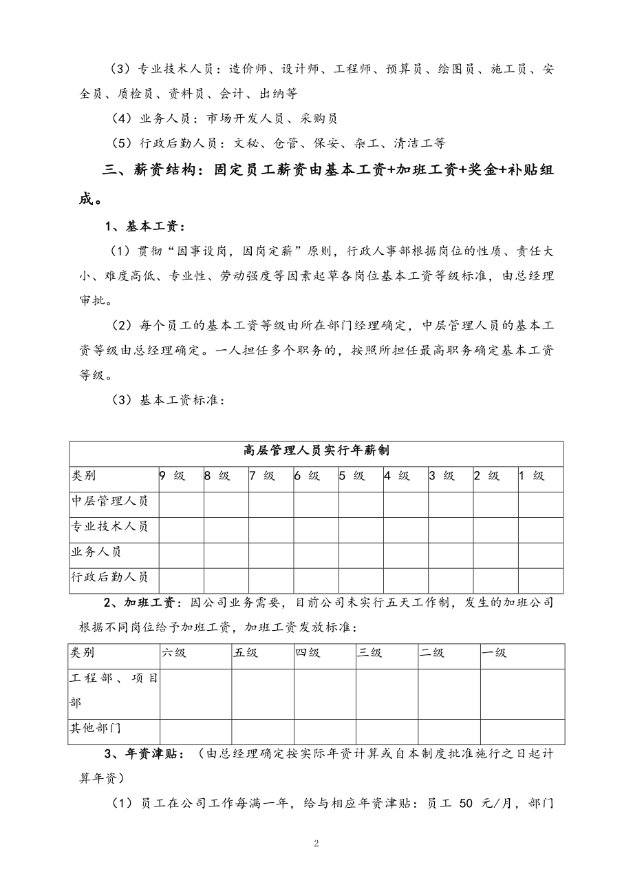 03-【行业实例】工程施工行业薪酬体系设计方案.docx_第2页