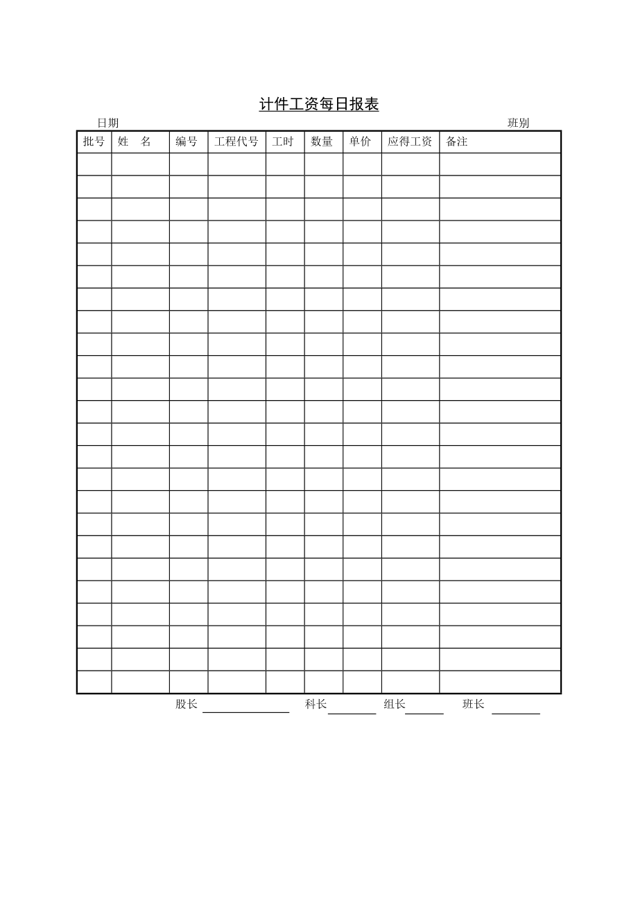 第二节 计件工资每日报表 (2).DOC_第1页