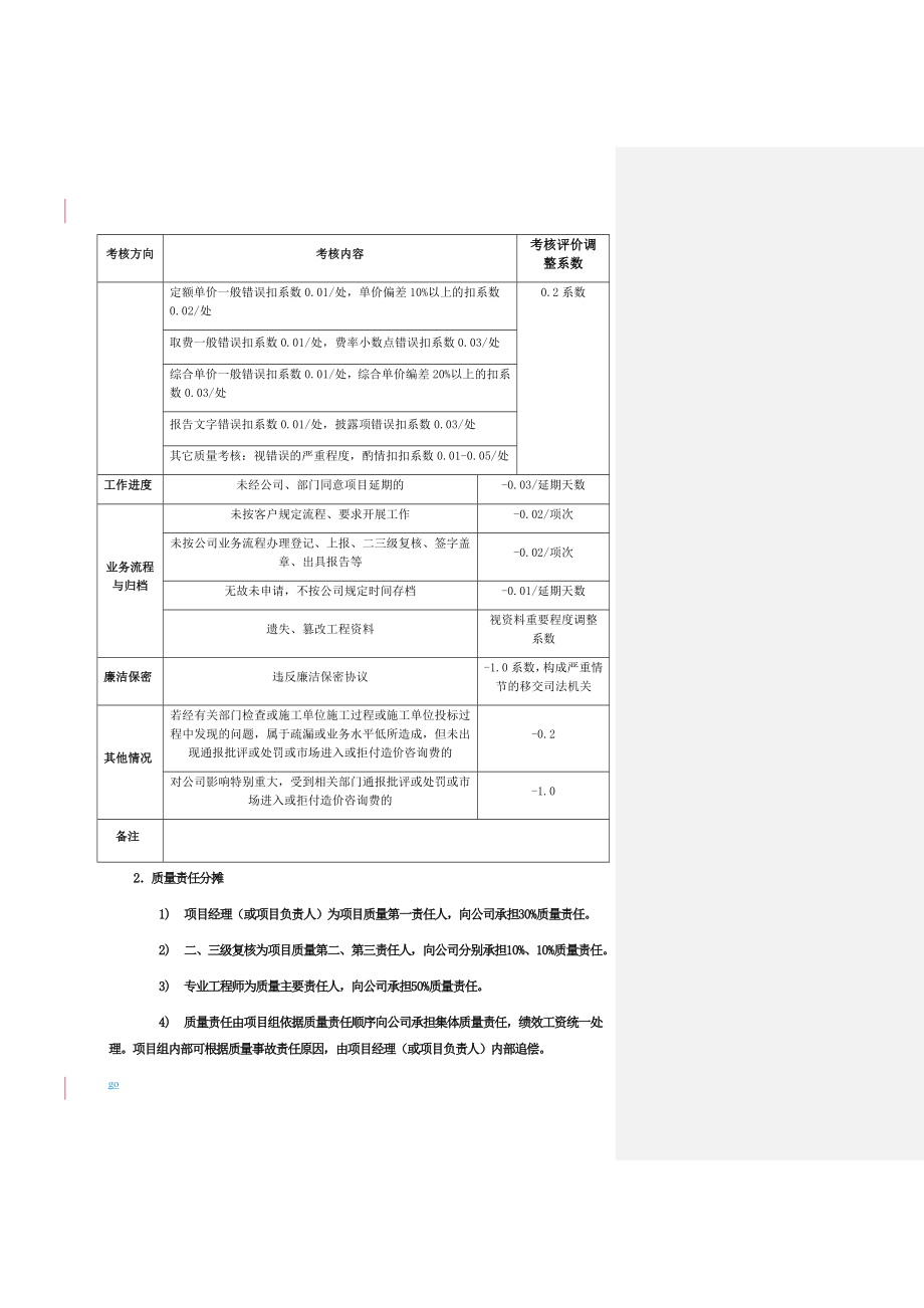 2018年造价咨询公司绩效提成方案.doc_第3页