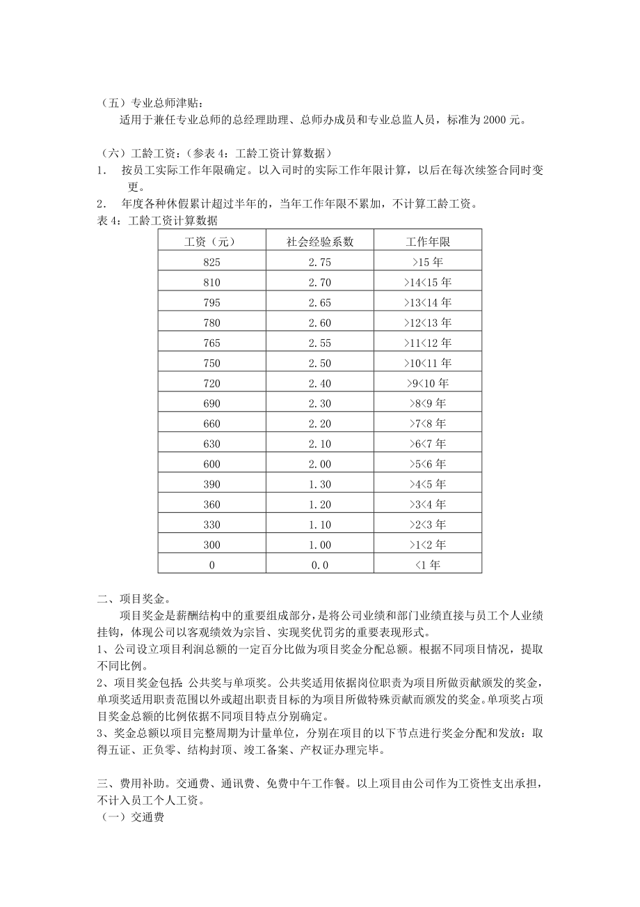 房地产开发公司薪酬体系.doc_第3页