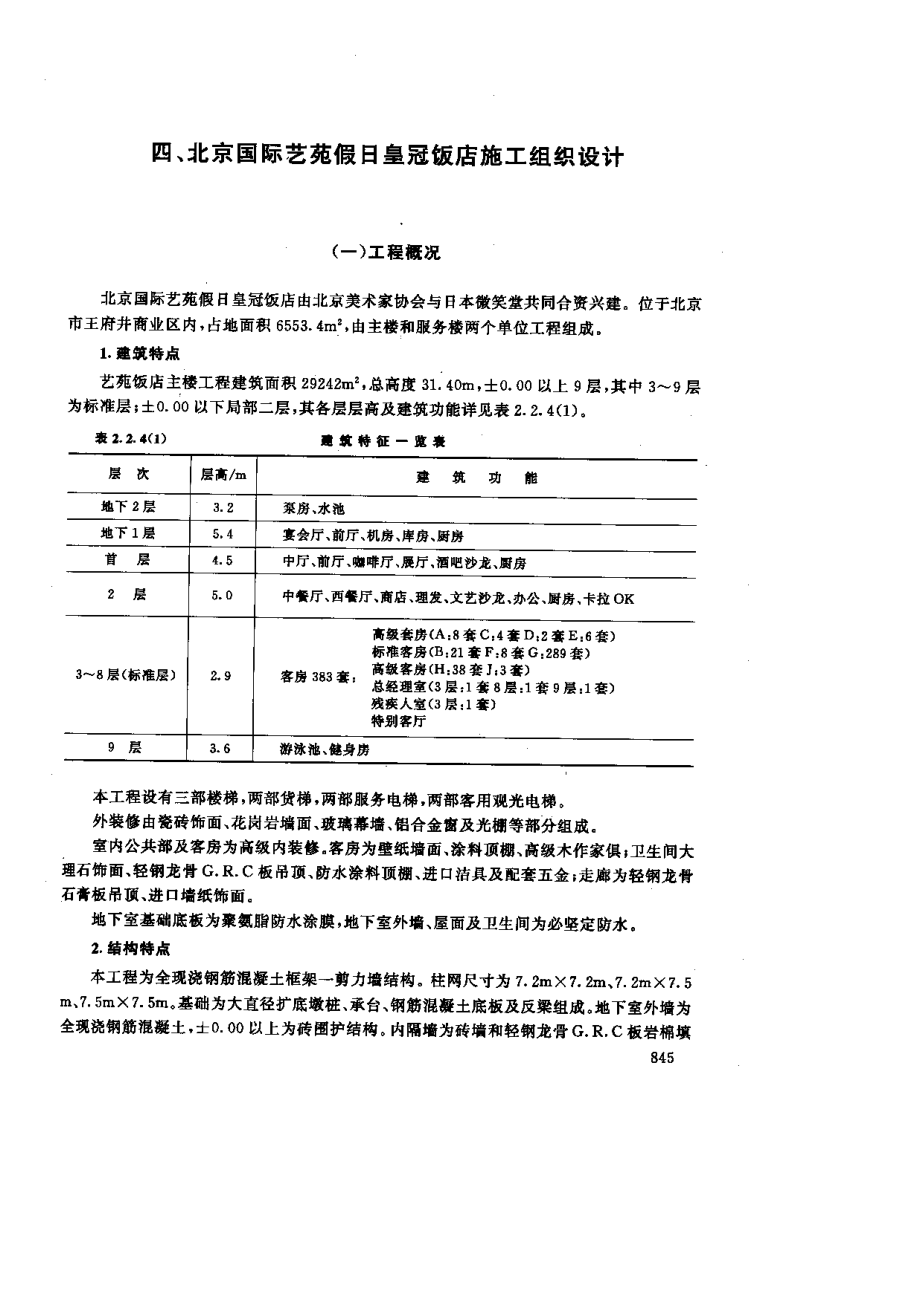 128北京国际艺宛假日皇冠饭店施工组织设计.pdf_第1页