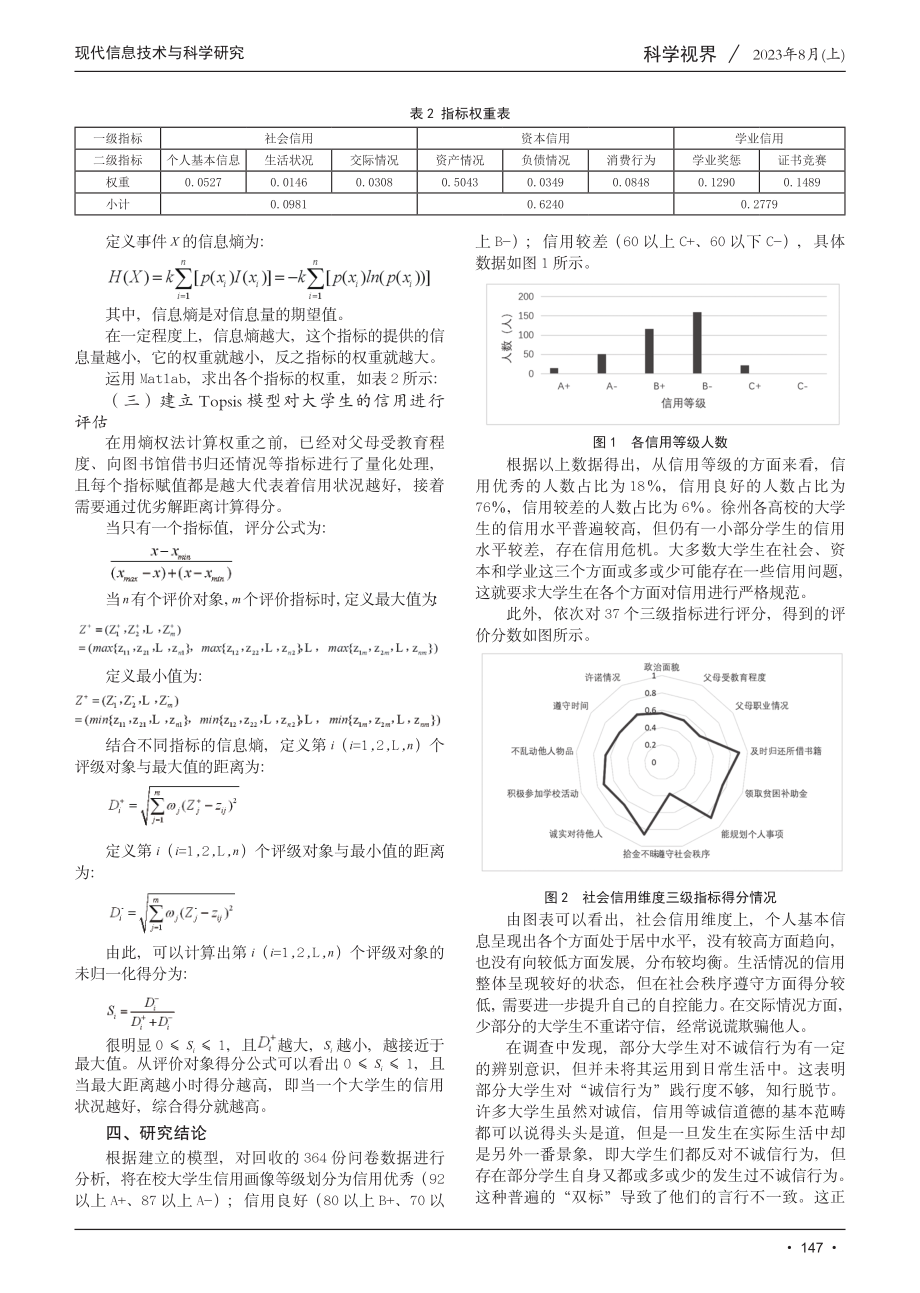 基于Topsis模型的大学生信用“画像”数据分析与建议.pdf_第2页