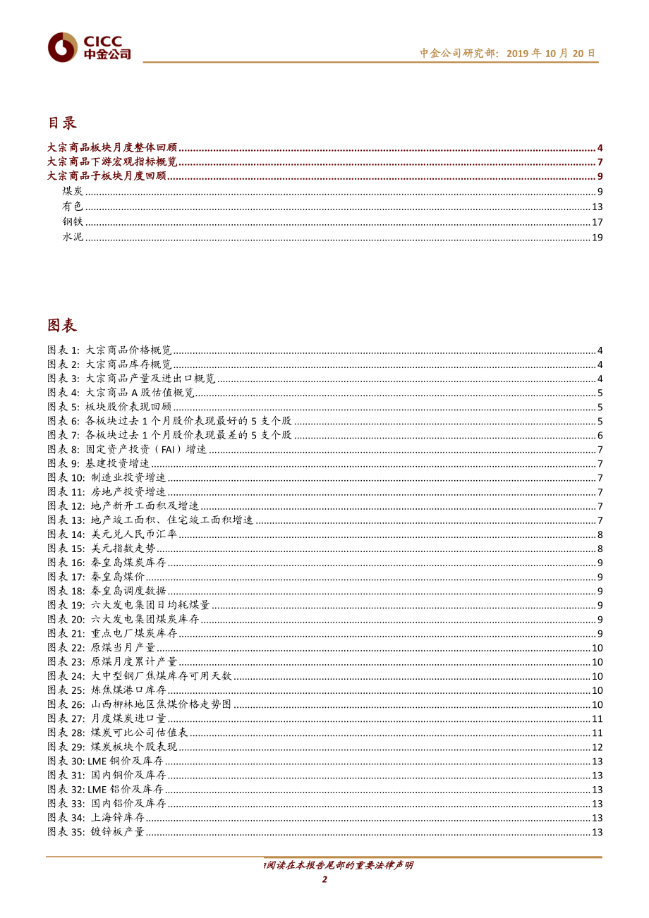 能源、基础材料行业大宗商品月度观察：9月产量增速放缓；价格小幅回落-20191020-中金公司-25页.pdf_第3页