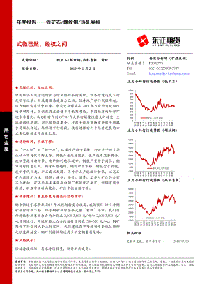 铁矿石螺纹钢热轧卷板年度报告：式微已然经权之间-20190102-东证期货-77页.pdf