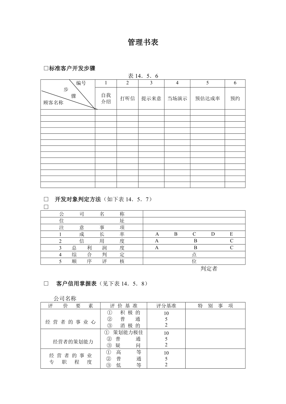 管理书表 (2).DOC_第1页