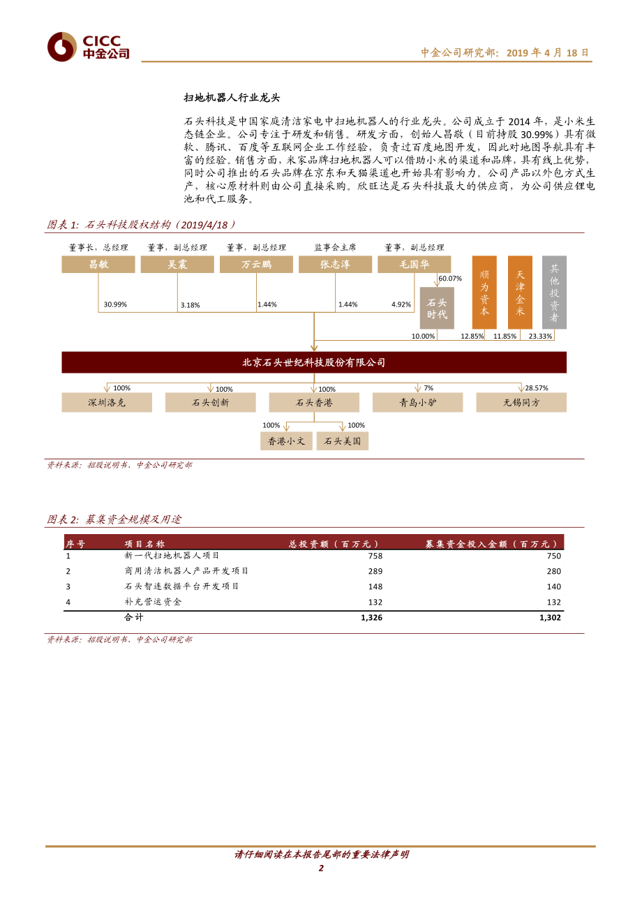 科技行业科创板系列：石头科技产品进步激活扫地机器人市场-20190418-中金公司-10页.pdf_第3页