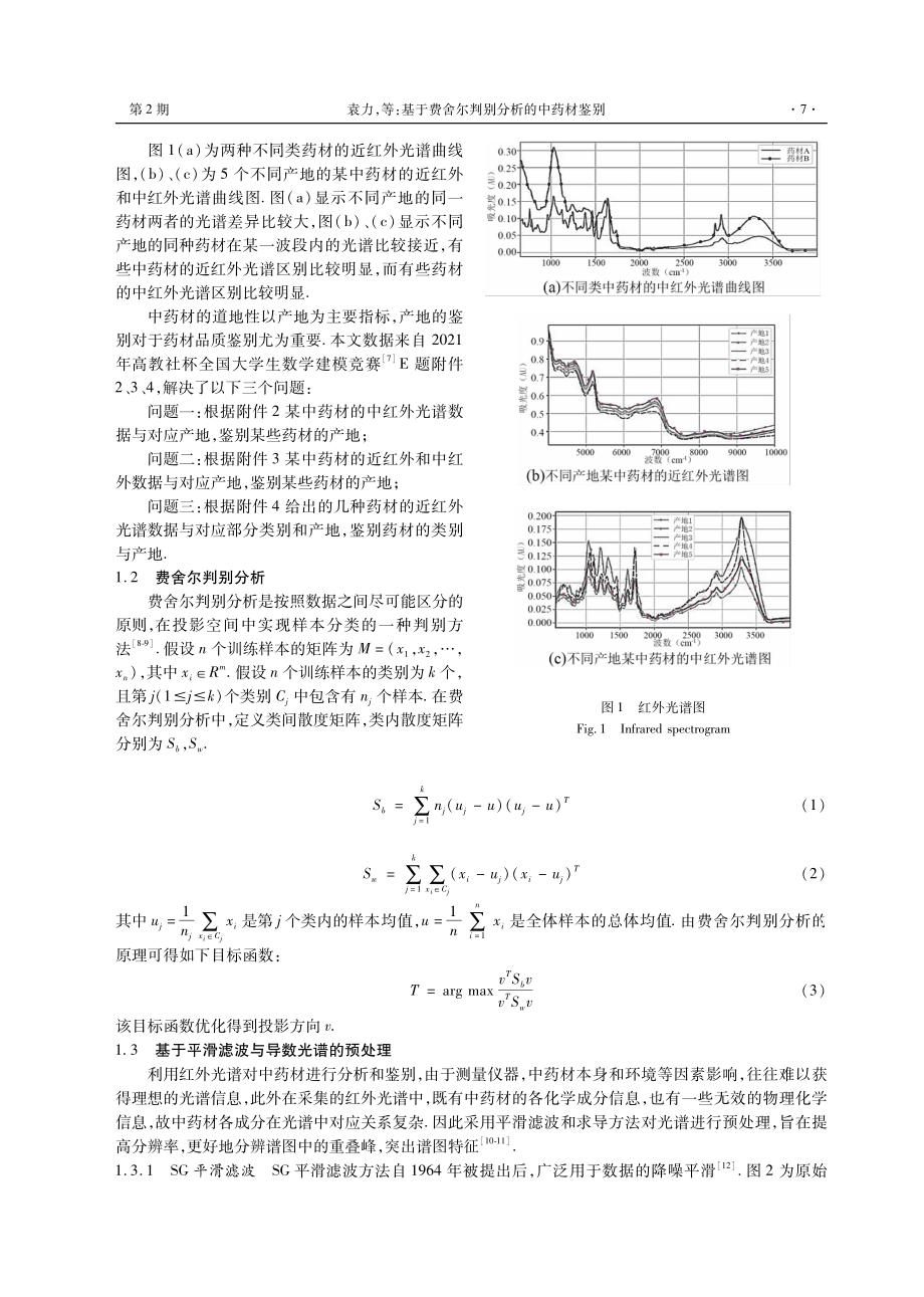 基于费舍尔判别分析的中药材鉴别.pdf_第2页