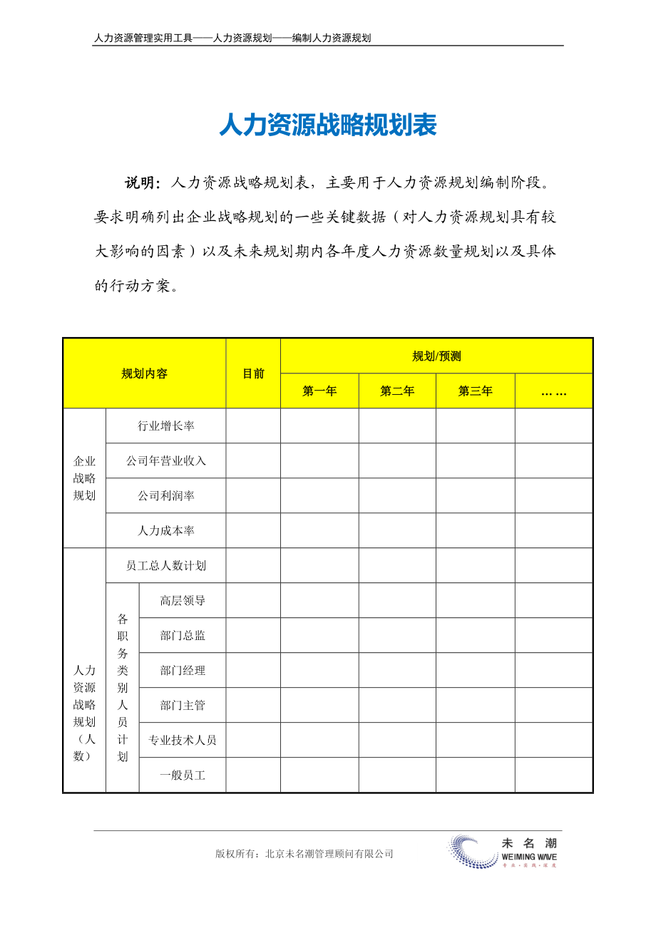 人力资源战略规划表.docx_第2页