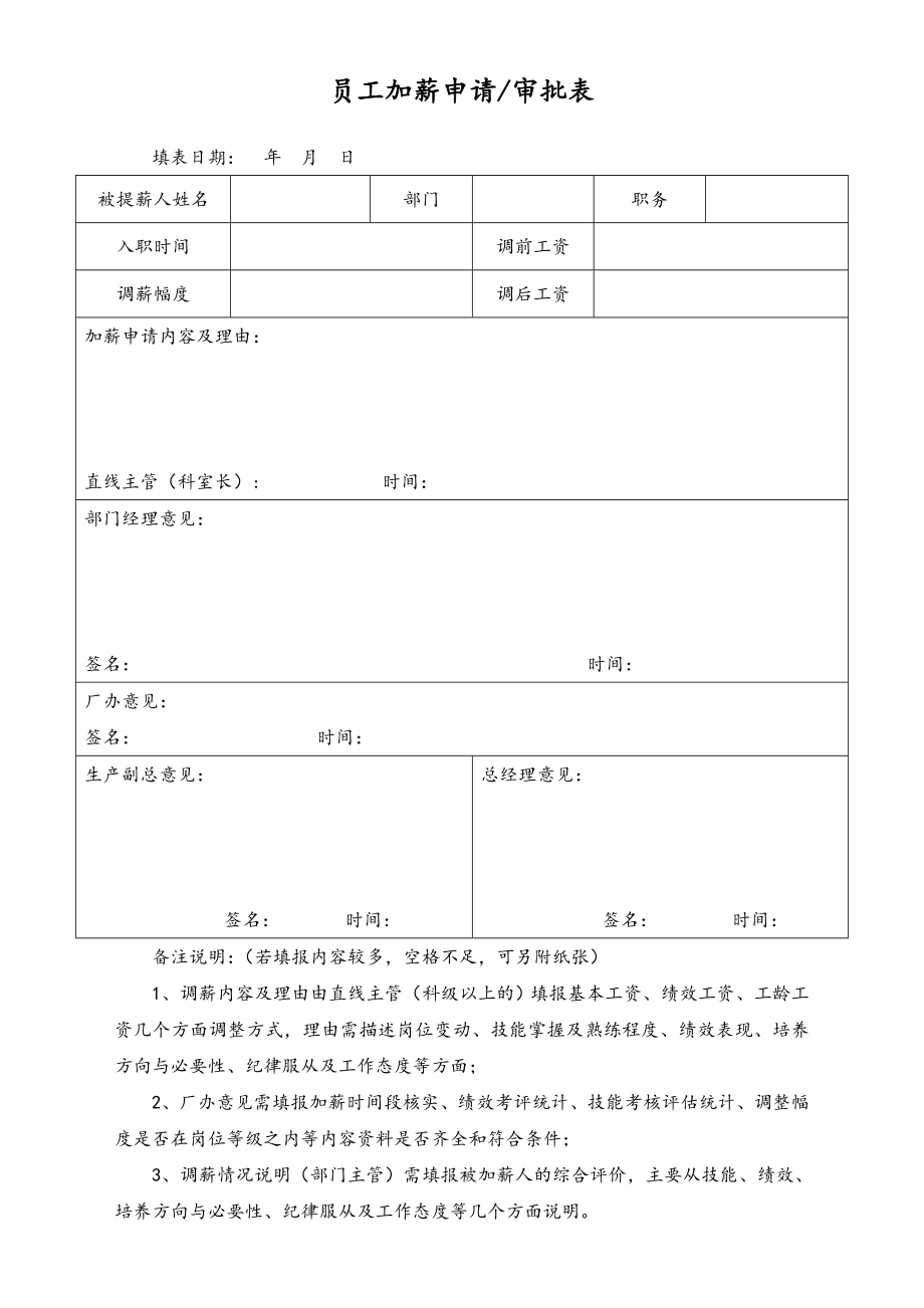 18-【通用】员工加薪申请审批表（个人）.doc_第1页