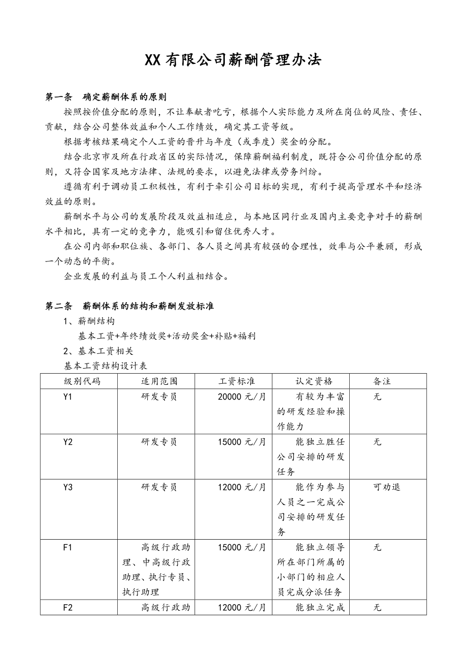 11-薪酬体系及股权激励制度.doc_第1页