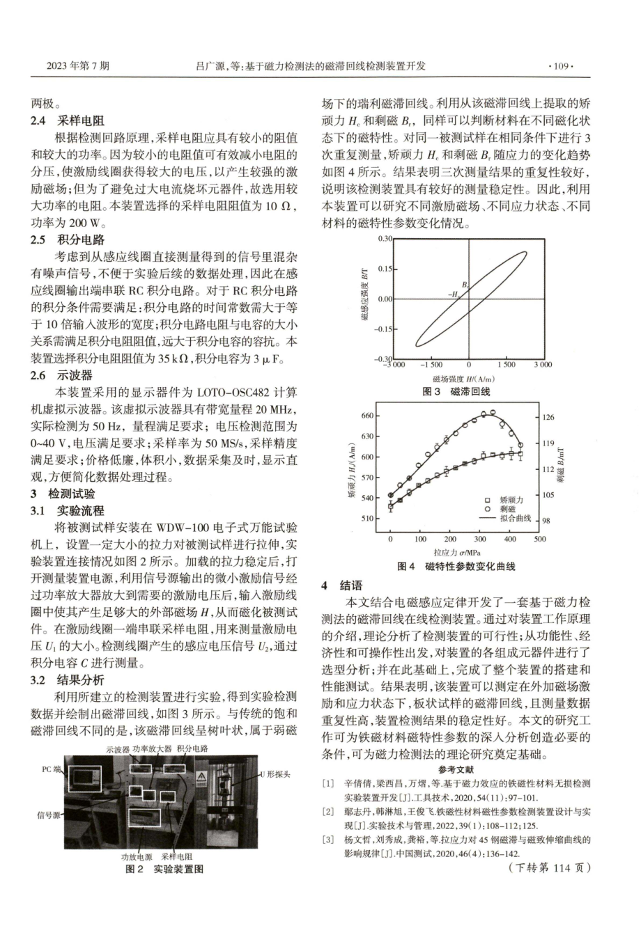 基于磁力检测法的磁滞回线检测装置开发.pdf_第2页