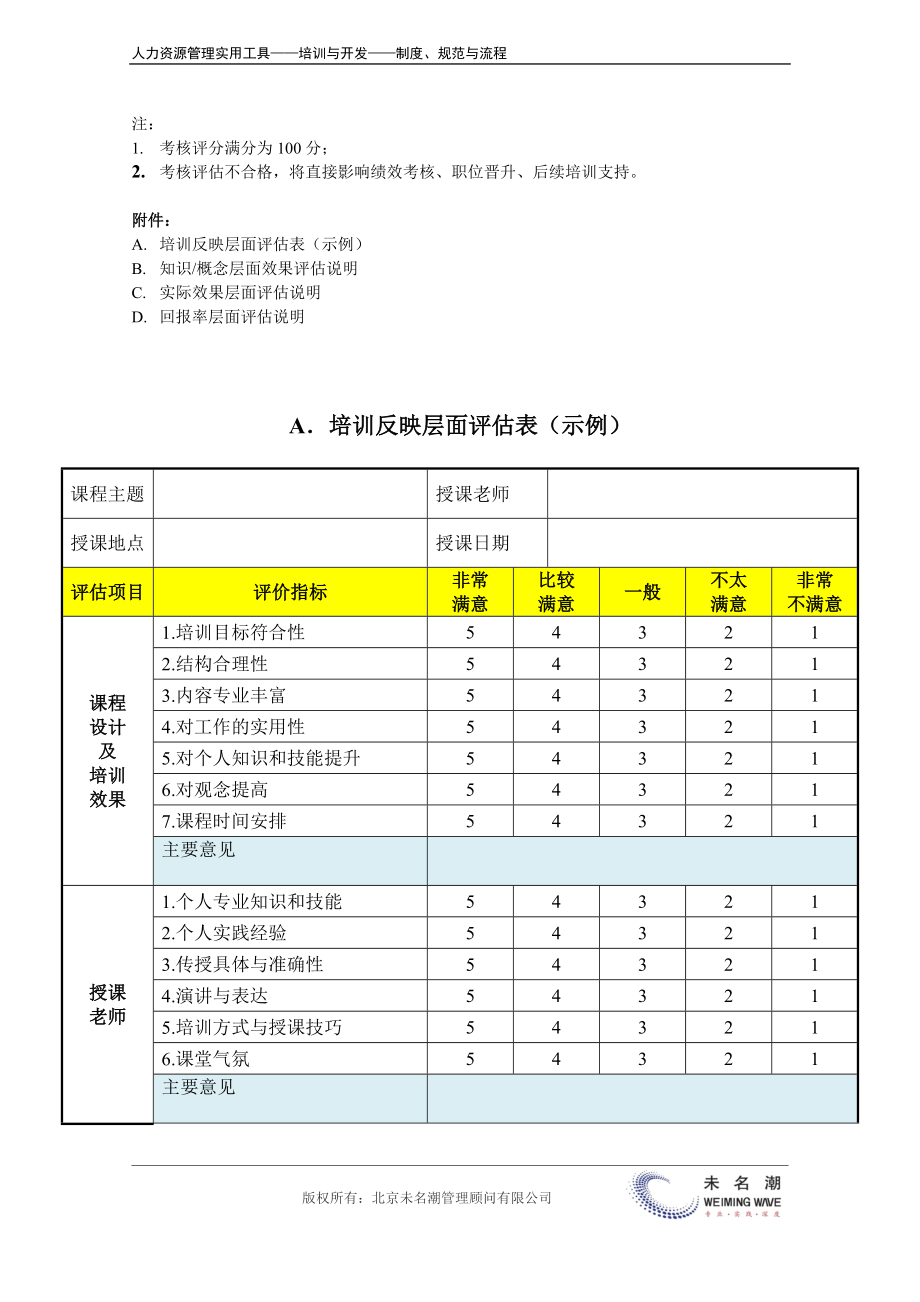 培训效果评估与考核办法.docx_第3页