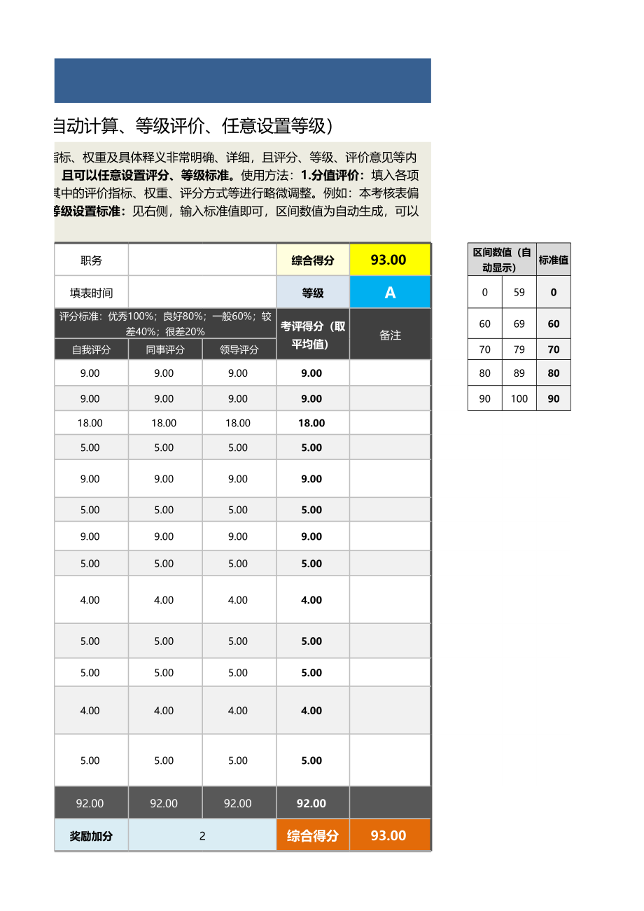 10-12-技术支持人员（维修人员）绩效考核表（自动计算） (2).xlsx_第3页