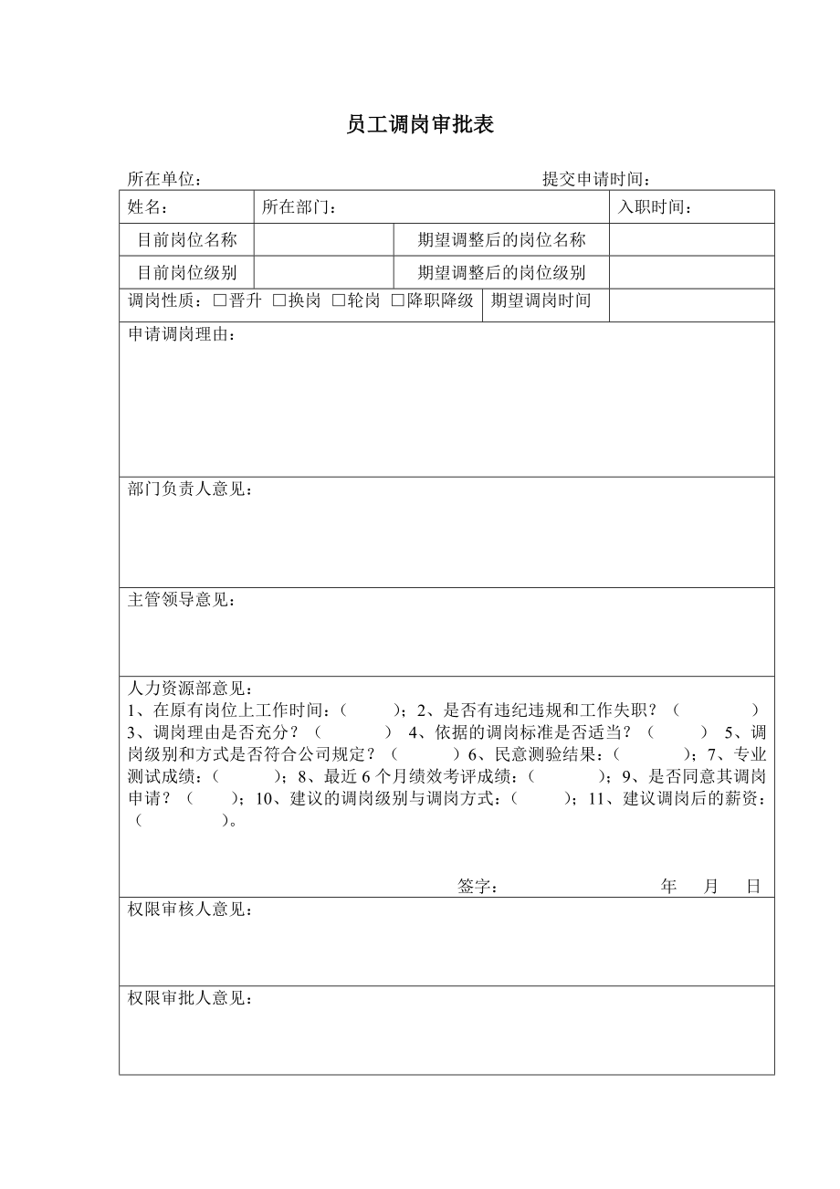 员工调薪审批表 (2).doc_第2页