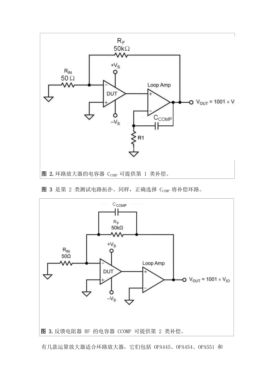 运算放大器测试基础第 4 部分：测试运算放大器需要稳定的测试环路.DOCX_第3页