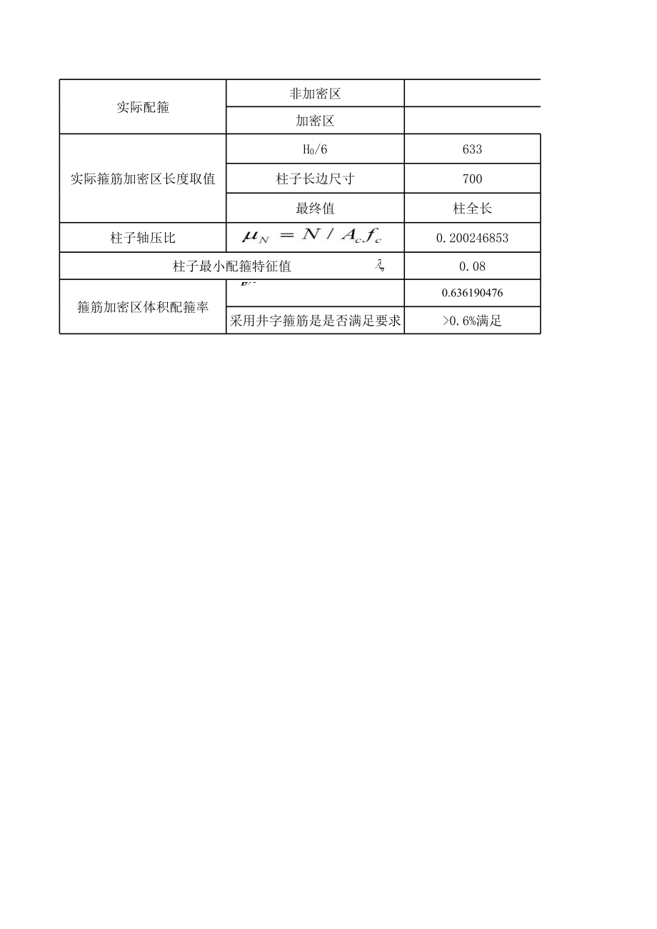 柱抗震斜截面受剪承载力计算 (2).xls_第2页