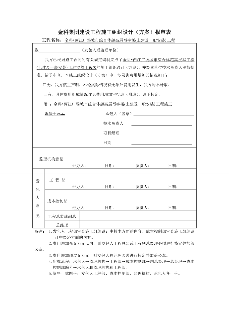 金科两江广场写字楼混凝土工程施工方案.doc_第3页