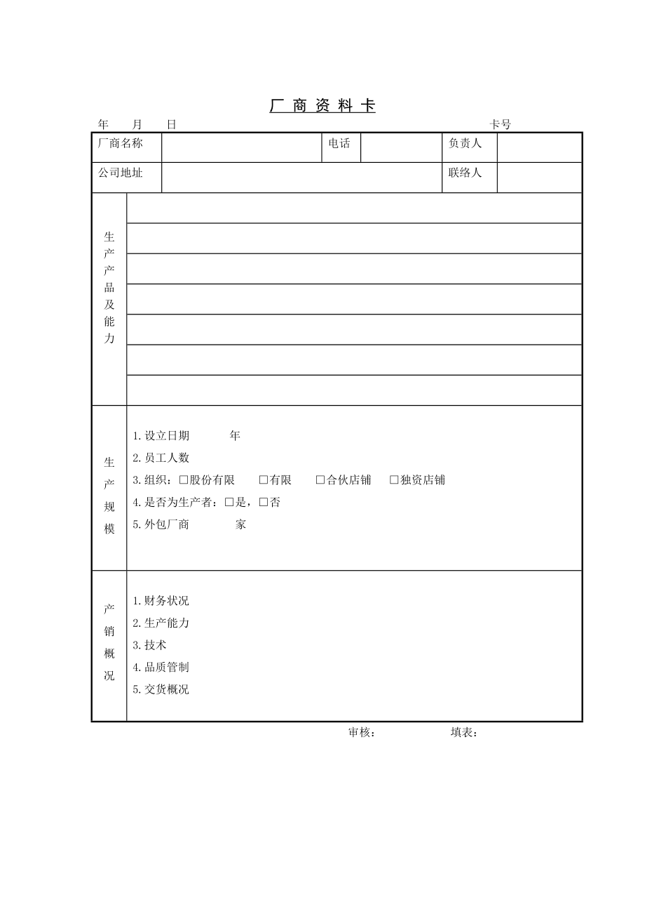 厂商资料卡.doc_第1页