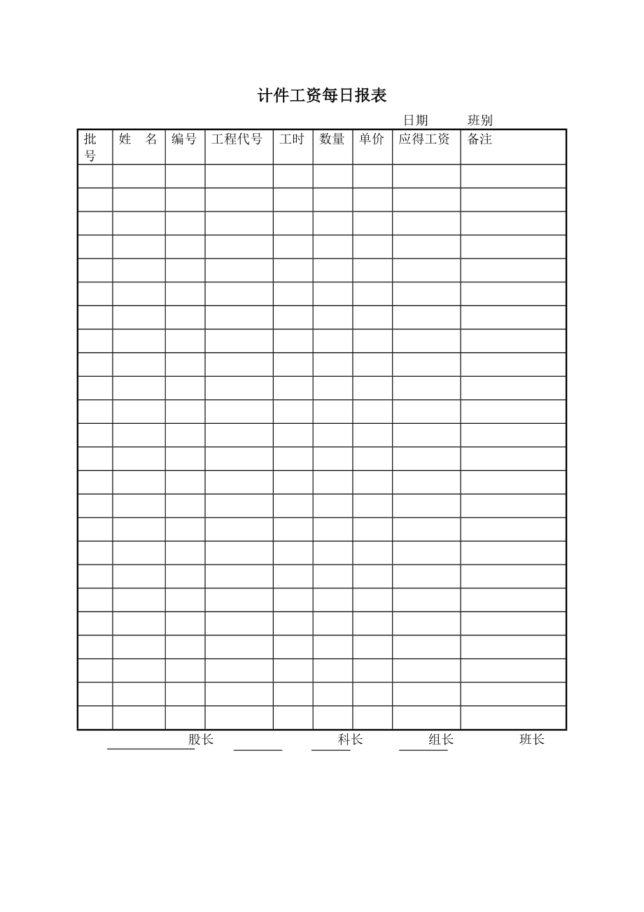 计件工资每日报表.doc_第1页