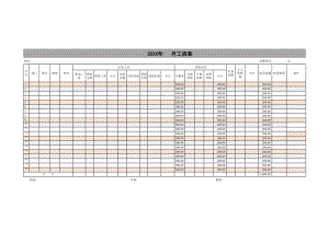 11-【通用】带全勤公式的工资表.xls